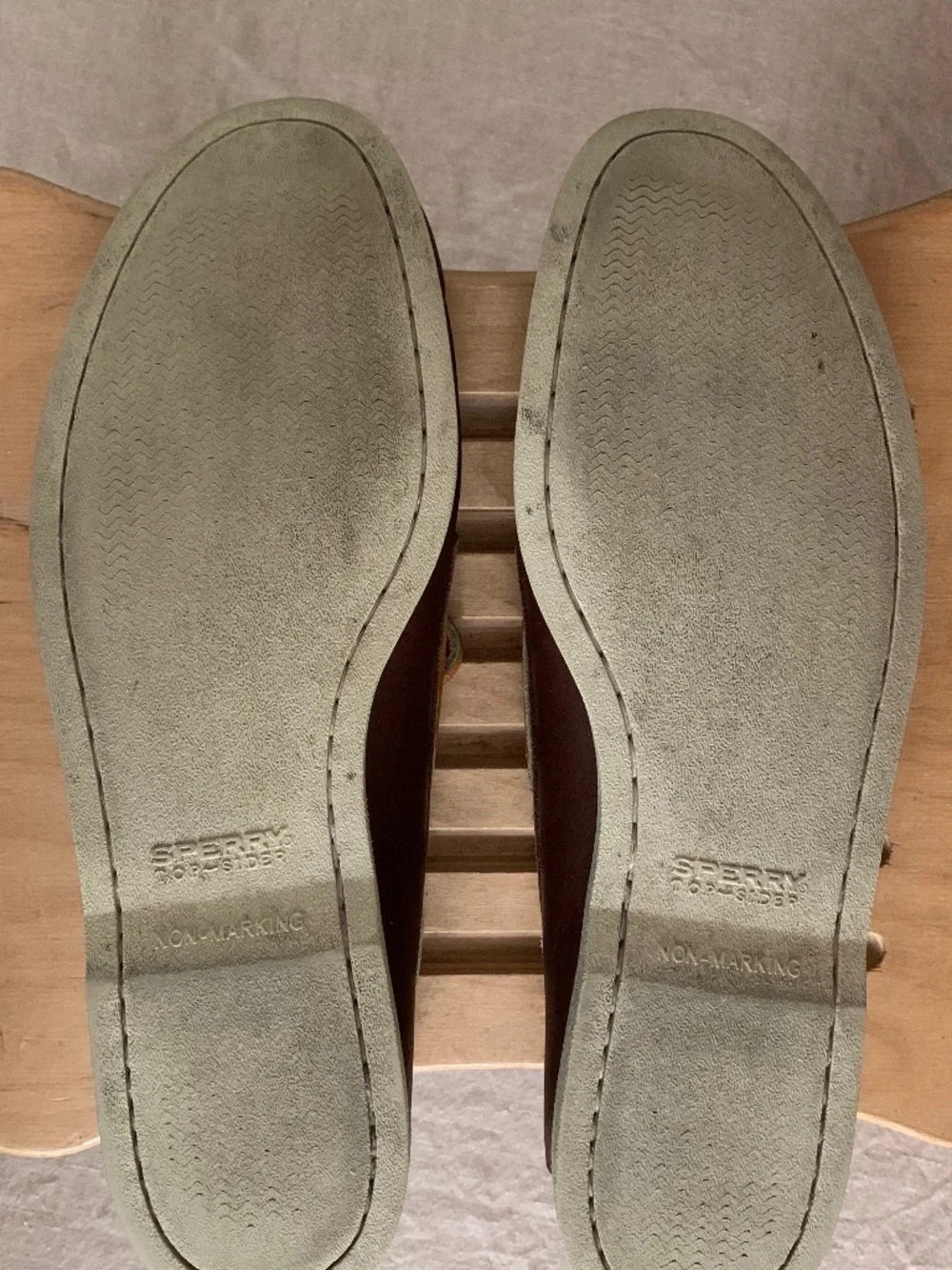 Sperry Top-Sider Brown Leather Boat Shoes Men's Size 12 Classic Moc Loafers